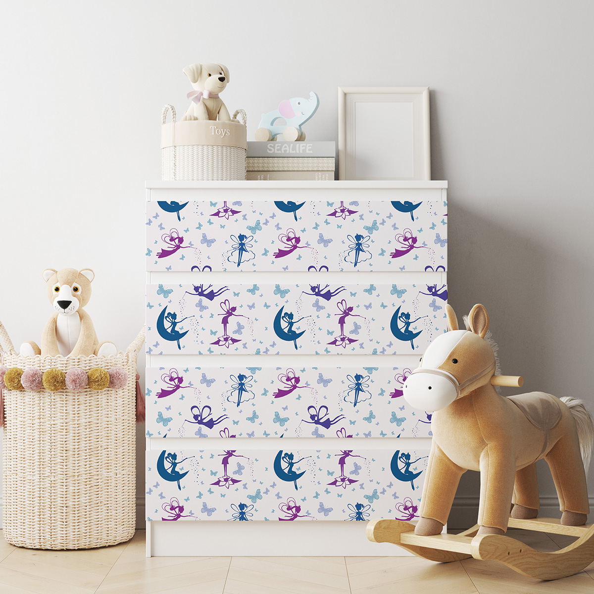 Fairy Pattern Furniture Vinyl Wrap Sticker - Image 2