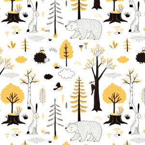 Woodland Animals Forest Vinyl Wrap Sticker 2081