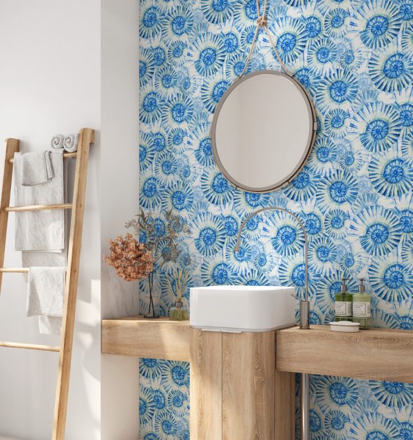 Sea Shell Swirl Vinyl Furniture Wrap - Image 3