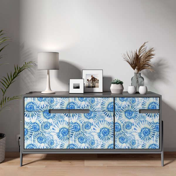 Sea Shell Swirl Vinyl Furniture Wrap - Image 4