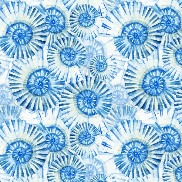 Sea Shell Swirl Vinyl Furniture Wrap