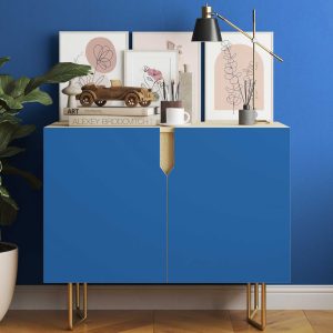 Matt Ocean Blue Self Adhesive Vinyl Wrap 4884