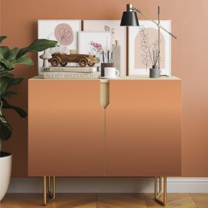 Matt-Metallic Copper Self Adhesive Vinyl Wrap 5328
