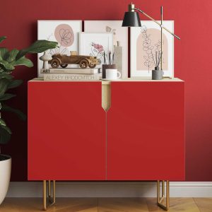 Matt Red Self Adhesive Vinyl Wrap 4729