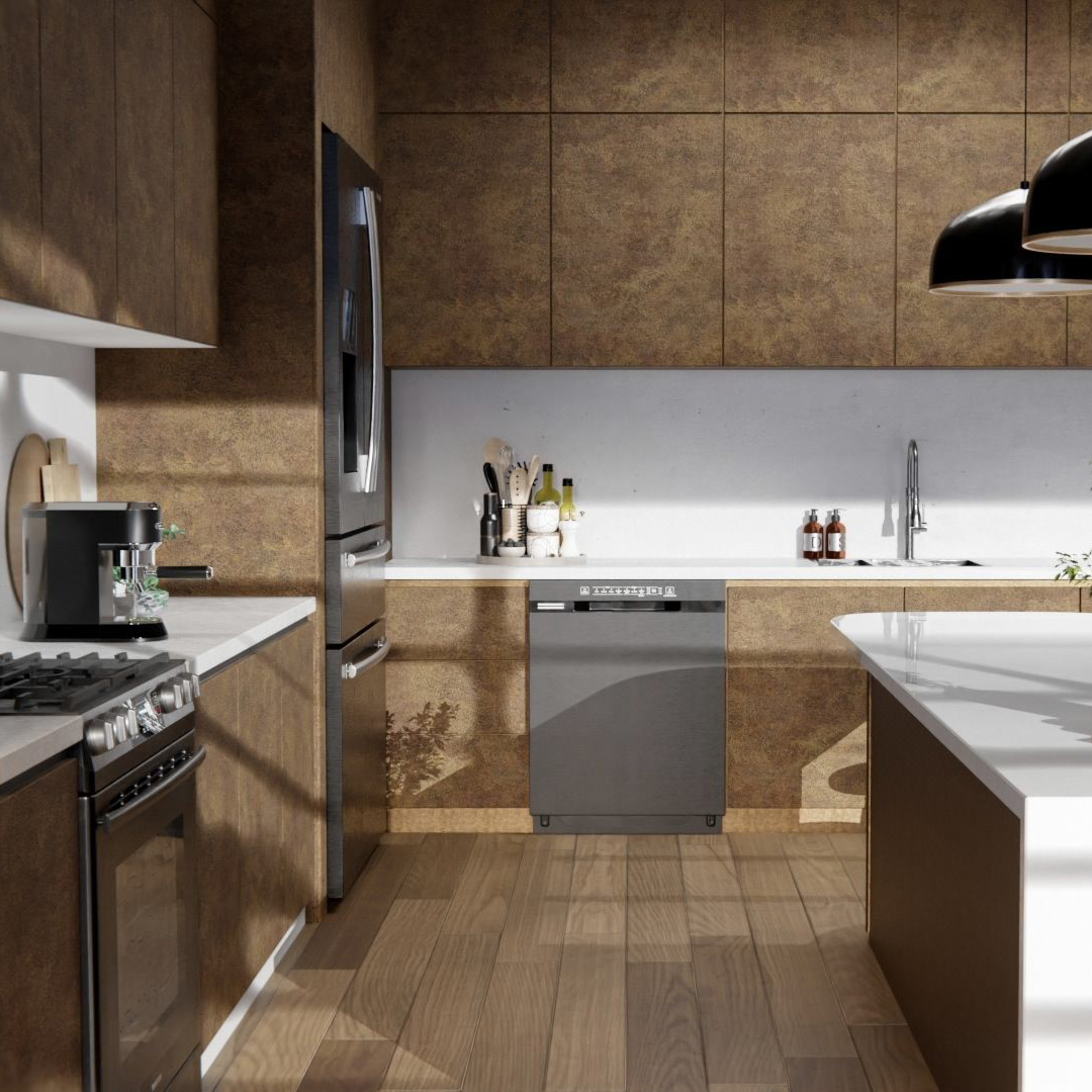 Corten Steel Rust Architectural Vinyl Wrap - Image 2