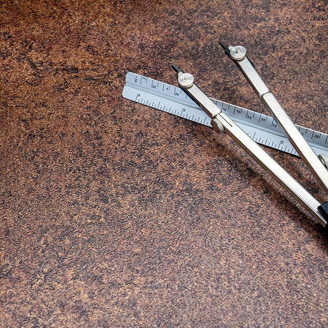 Corten Steel Rust Architectural Vinyl Wrap - Image 3